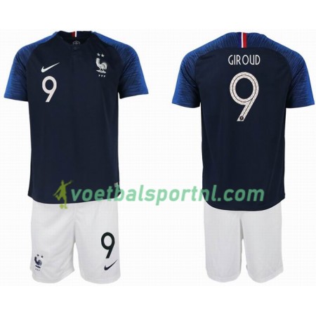 Frankrijk GIROUD 9 2 star Kind Thuis Tenue WK voetbal 2018